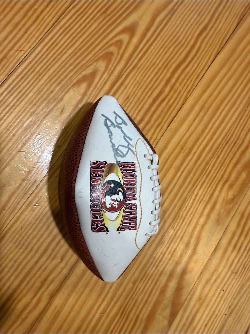 Autographed, Bobby Bowden, mini football